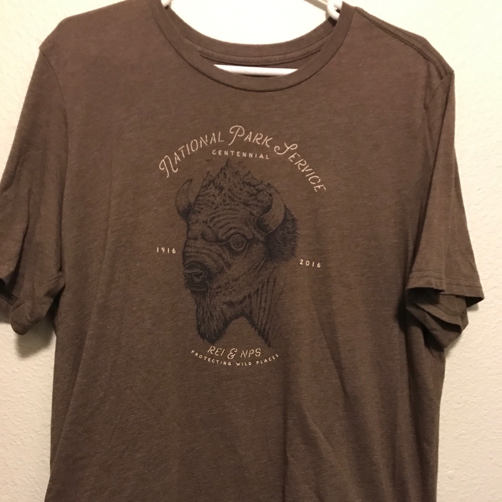 REI National Parks Centennial 2016 Shirt Men’s Lrg